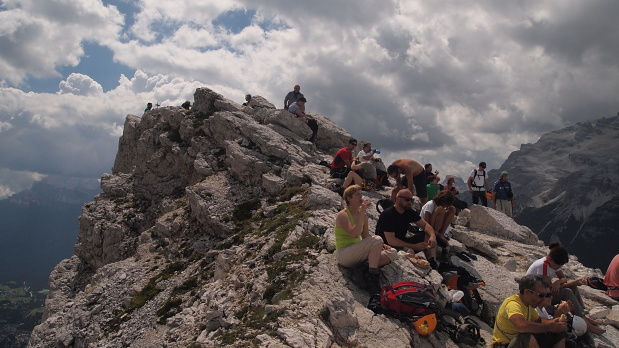 vrchol Punta Fiames (2252 m)