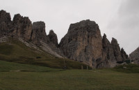 Dolomity, Kleine (2520) a Grosse Cirspitze (2592), Passo Giau