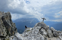 Dolomity, Ferrata Michielli Albino Strobel, Punta Fiames (2 252 m)